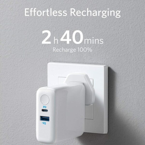 Anker PowerCore Fusion III PIQ 3.0, 18W USB-C Portable Charger 2-in-1 with Power Delivery Wall Charger