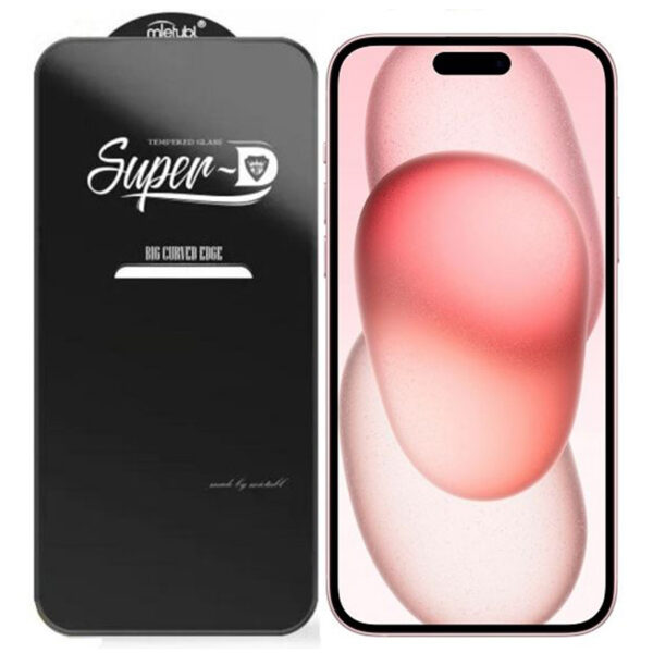 محافظ صفحه نمایش توری دار مدل Super D مناسب برای آیفون iPhone 15