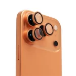 محافظ لنز دوربین رینگی مدل PVD AR Titanium برند KUZOOM مناسب برای گوشی iPhone 17 Pro/17 Promax (جدید)