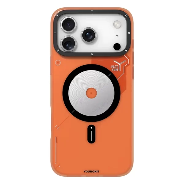 کاور YOUNGKIT مدل Sander Disk + Camera Control Button مناسب برای iPhone 17 ProMax