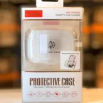 کاور شفاف استنددار کیس ایرپاد پرو 3 برند StopTime همراه با قفل محافظ سفید